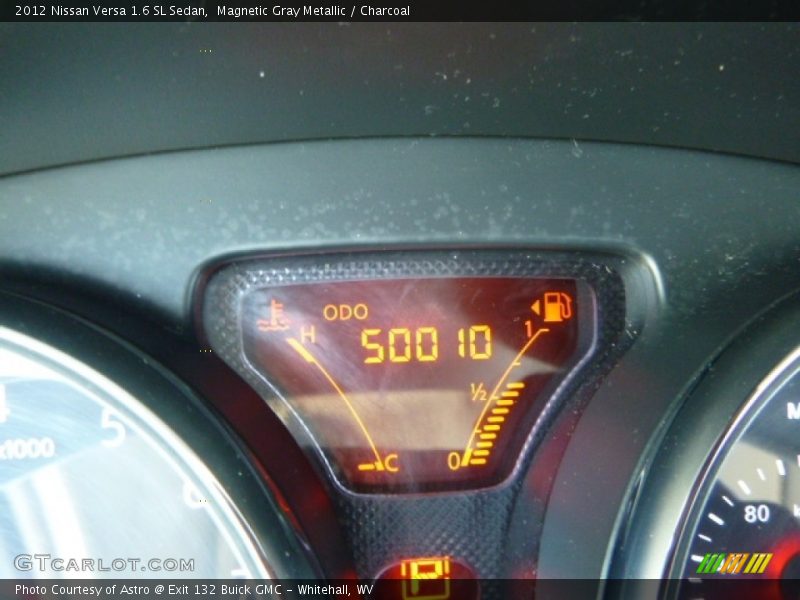 Magnetic Gray Metallic / Charcoal 2012 Nissan Versa 1.6 SL Sedan