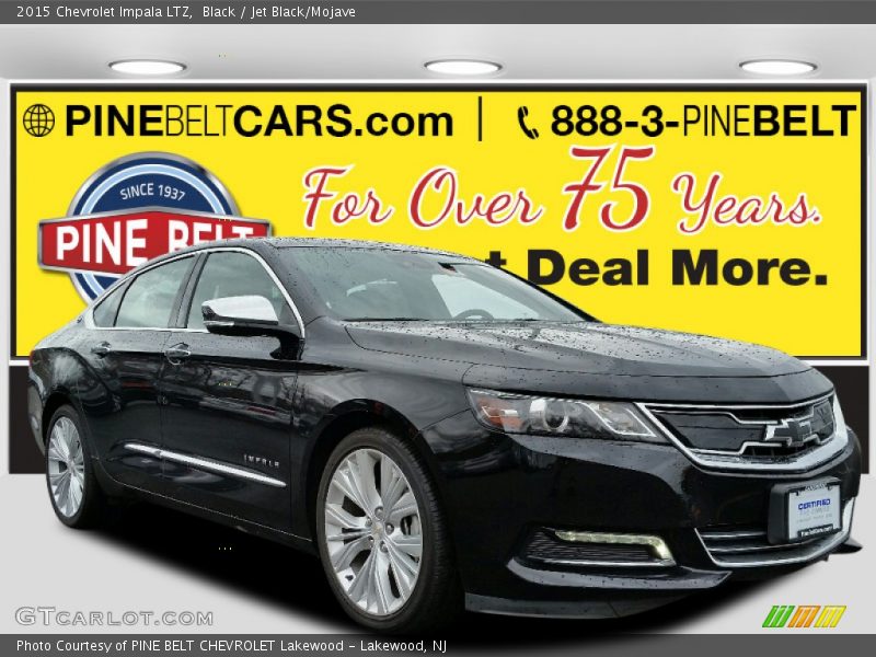 Black / Jet Black/Mojave 2015 Chevrolet Impala LTZ