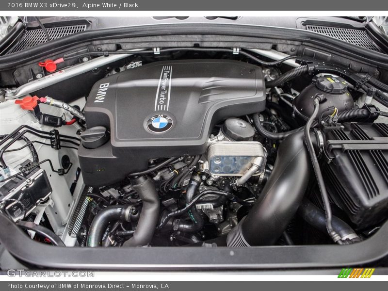 Alpine White / Black 2016 BMW X3 xDrive28i