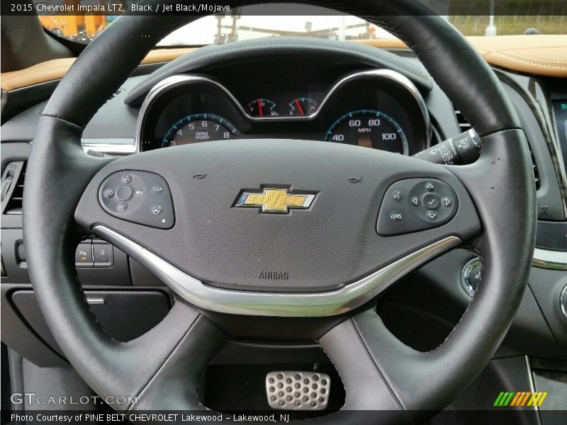 Black / Jet Black/Mojave 2015 Chevrolet Impala LTZ