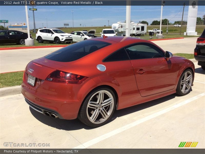 Volcano Red Metallic / Black 2012 Audi TT S 2.0T quattro Coupe