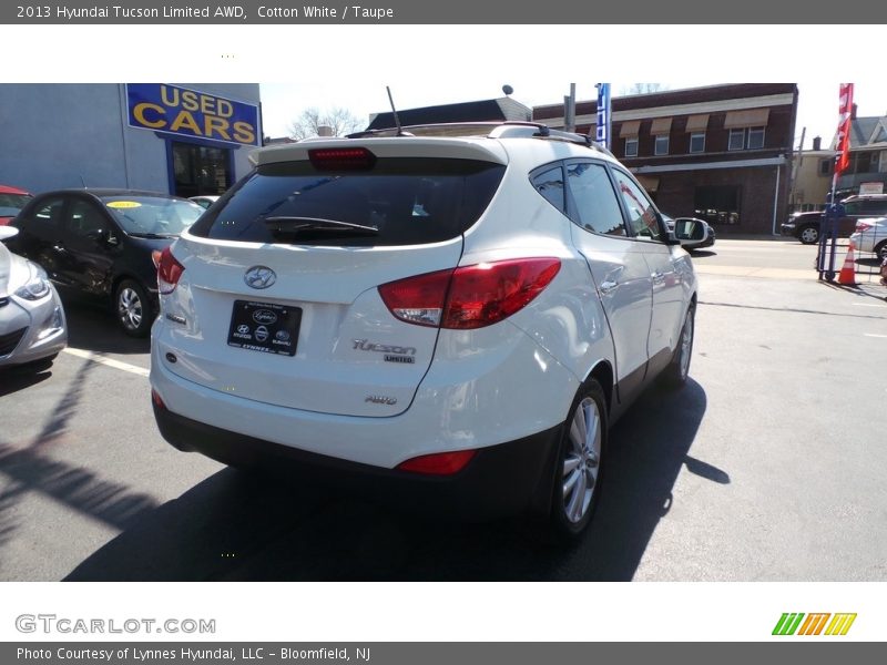 Cotton White / Taupe 2013 Hyundai Tucson Limited AWD