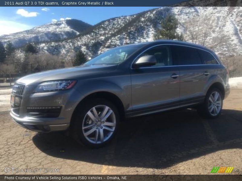 Graphite Grey Metallic / Black 2011 Audi Q7 3.0 TDI quattro