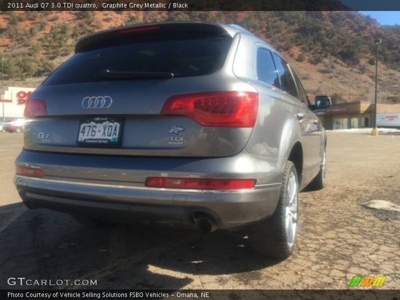 Graphite Grey Metallic / Black 2011 Audi Q7 3.0 TDI quattro