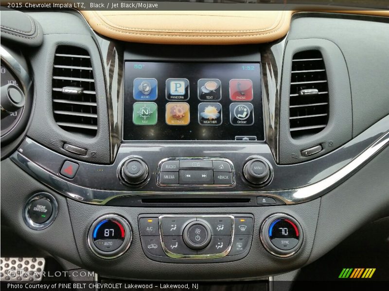 Black / Jet Black/Mojave 2015 Chevrolet Impala LTZ
