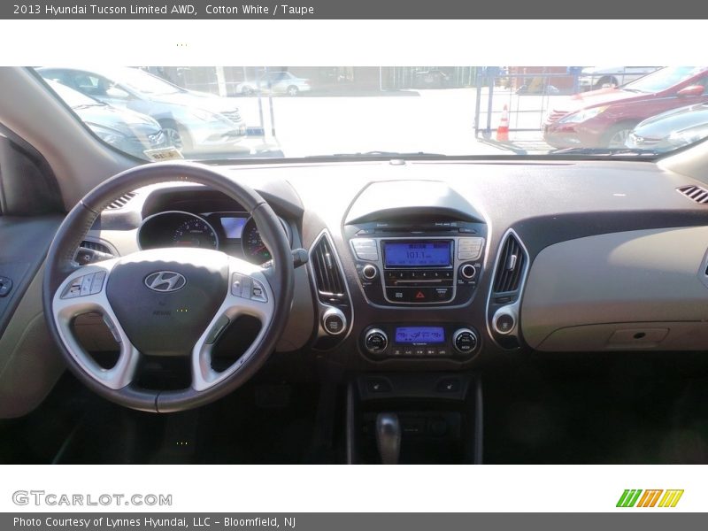 Cotton White / Taupe 2013 Hyundai Tucson Limited AWD