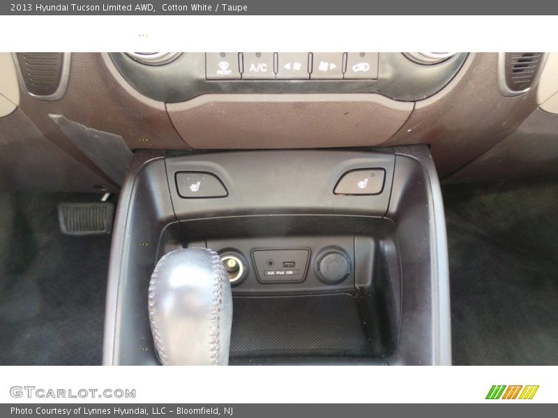 Cotton White / Taupe 2013 Hyundai Tucson Limited AWD