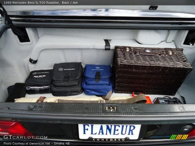 Black / Ash 1999 Mercedes-Benz SL 500 Roadster