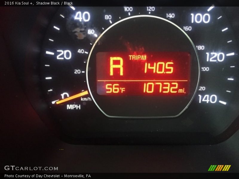 Shadow Black / Black 2016 Kia Soul +