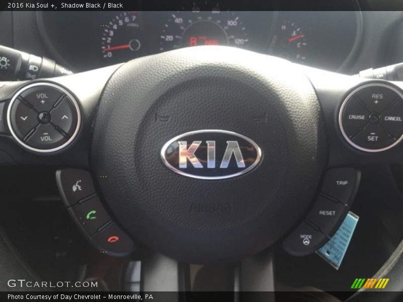 Shadow Black / Black 2016 Kia Soul +