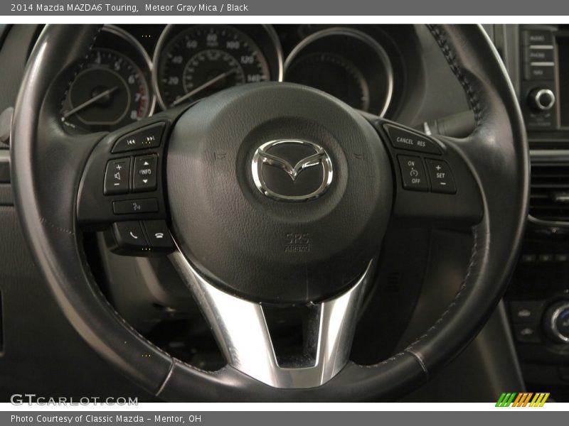 Meteor Gray Mica / Black 2014 Mazda MAZDA6 Touring
