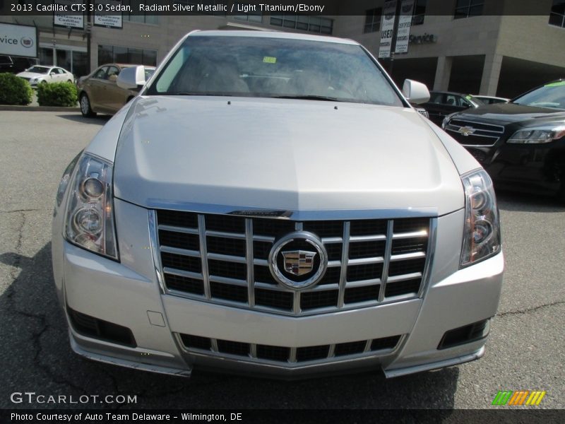 Radiant Silver Metallic / Light Titanium/Ebony 2013 Cadillac CTS 3.0 Sedan