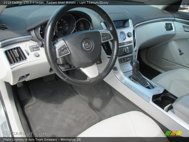 Radiant Silver Metallic / Light Titanium/Ebony 2013 Cadillac CTS 3.0 Sedan