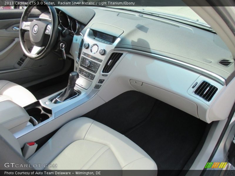 Radiant Silver Metallic / Light Titanium/Ebony 2013 Cadillac CTS 3.0 Sedan