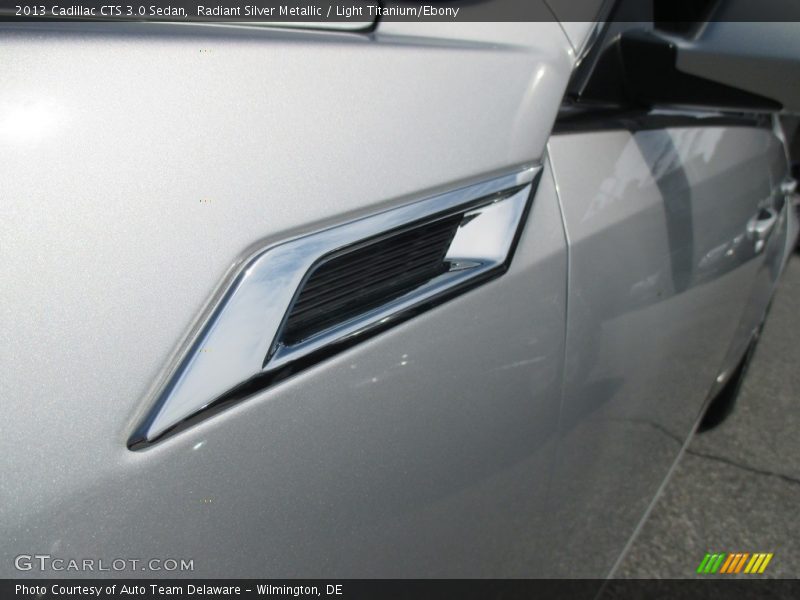 Radiant Silver Metallic / Light Titanium/Ebony 2013 Cadillac CTS 3.0 Sedan