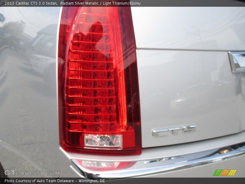 Radiant Silver Metallic / Light Titanium/Ebony 2013 Cadillac CTS 3.0 Sedan