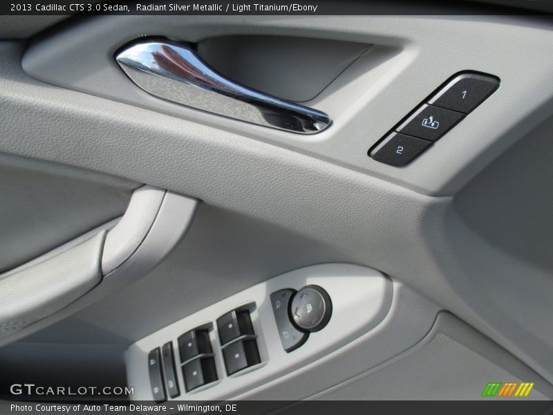Radiant Silver Metallic / Light Titanium/Ebony 2013 Cadillac CTS 3.0 Sedan