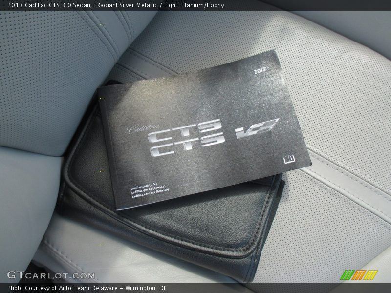 Radiant Silver Metallic / Light Titanium/Ebony 2013 Cadillac CTS 3.0 Sedan