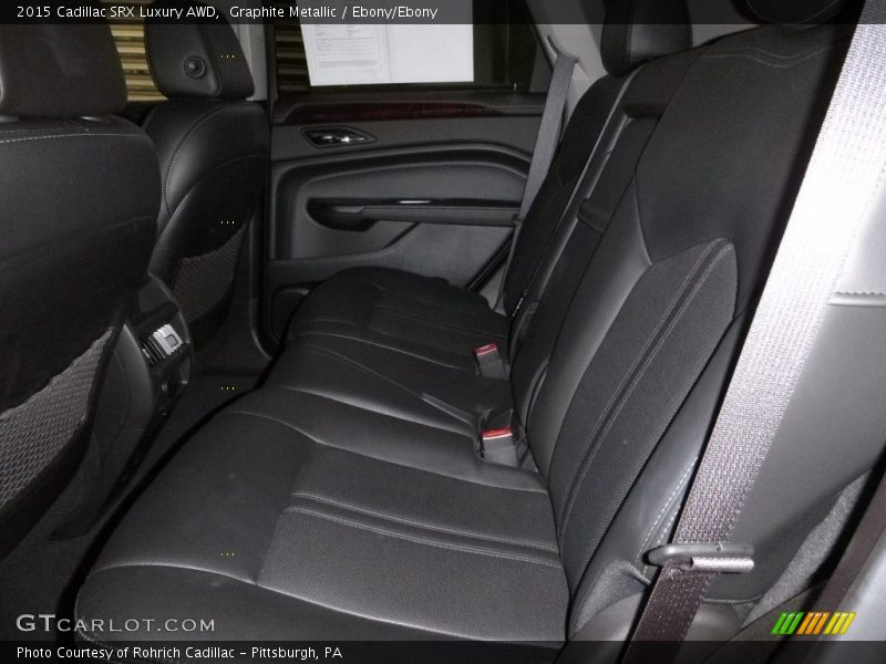 Graphite Metallic / Ebony/Ebony 2015 Cadillac SRX Luxury AWD