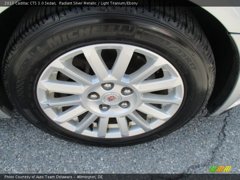 Radiant Silver Metallic / Light Titanium/Ebony 2013 Cadillac CTS 3.0 Sedan