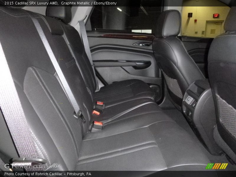 Graphite Metallic / Ebony/Ebony 2015 Cadillac SRX Luxury AWD