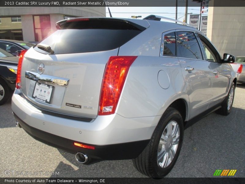 Radiant Silver Metallic / Ebony/Ebony 2013 Cadillac SRX Luxury FWD