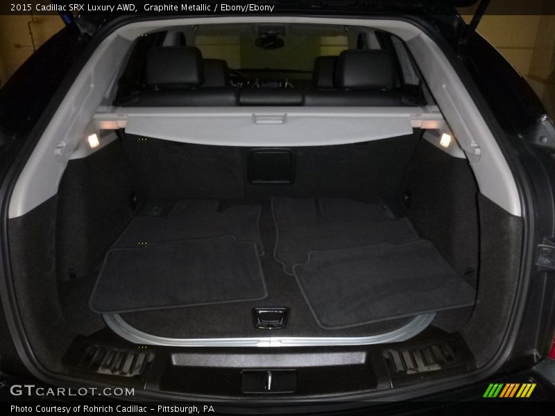 Graphite Metallic / Ebony/Ebony 2015 Cadillac SRX Luxury AWD