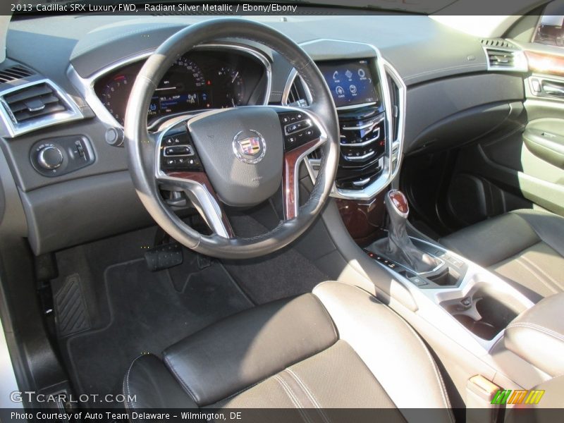 Radiant Silver Metallic / Ebony/Ebony 2013 Cadillac SRX Luxury FWD