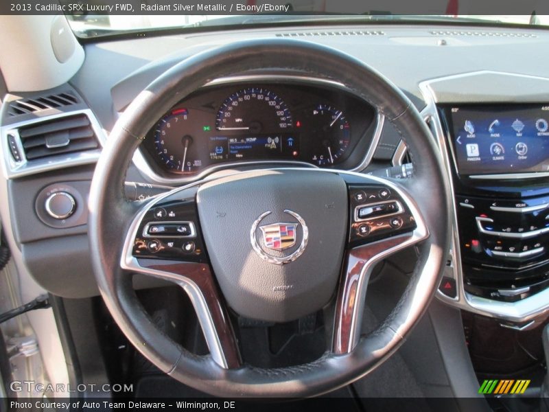 Radiant Silver Metallic / Ebony/Ebony 2013 Cadillac SRX Luxury FWD