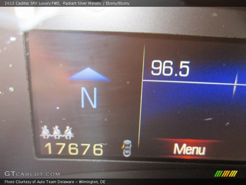 Radiant Silver Metallic / Ebony/Ebony 2013 Cadillac SRX Luxury FWD