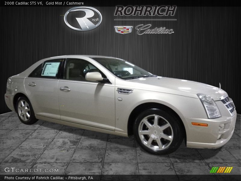 Gold Mist / Cashmere 2008 Cadillac STS V6