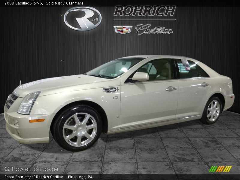 Gold Mist / Cashmere 2008 Cadillac STS V6