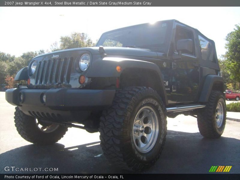 Steel Blue Metallic / Dark Slate Gray/Medium Slate Gray 2007 Jeep Wrangler X 4x4