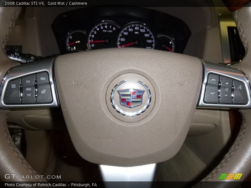 Gold Mist / Cashmere 2008 Cadillac STS V6