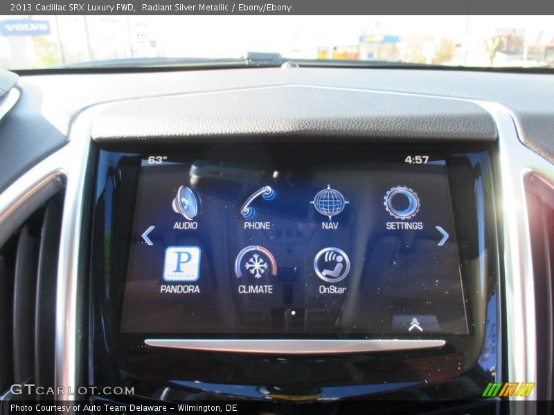 Radiant Silver Metallic / Ebony/Ebony 2013 Cadillac SRX Luxury FWD