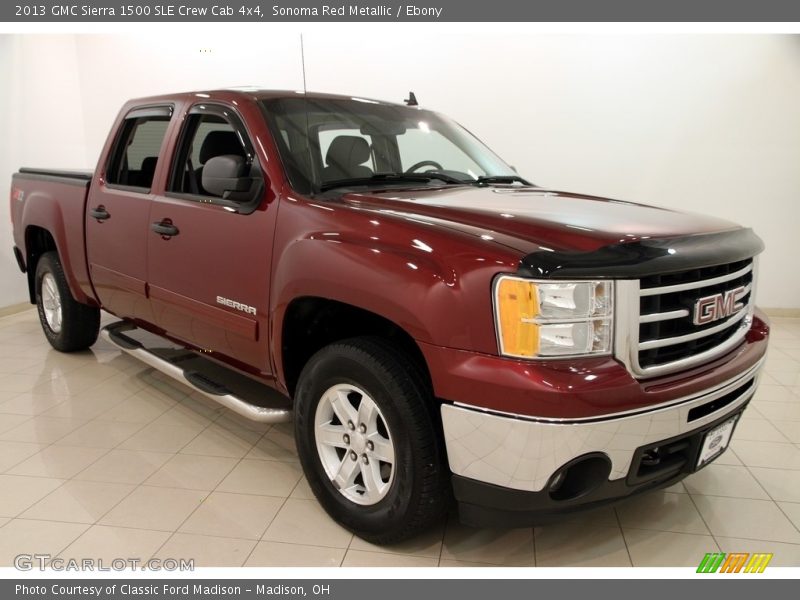 Sonoma Red Metallic / Ebony 2013 GMC Sierra 1500 SLE Crew Cab 4x4