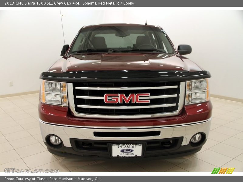 Sonoma Red Metallic / Ebony 2013 GMC Sierra 1500 SLE Crew Cab 4x4