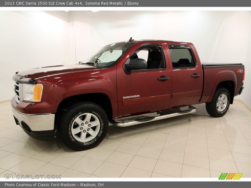 Sonoma Red Metallic / Ebony 2013 GMC Sierra 1500 SLE Crew Cab 4x4
