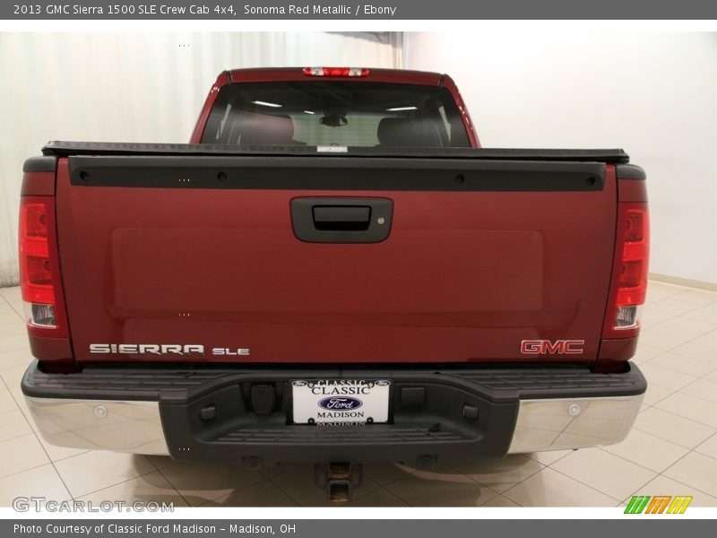 Sonoma Red Metallic / Ebony 2013 GMC Sierra 1500 SLE Crew Cab 4x4