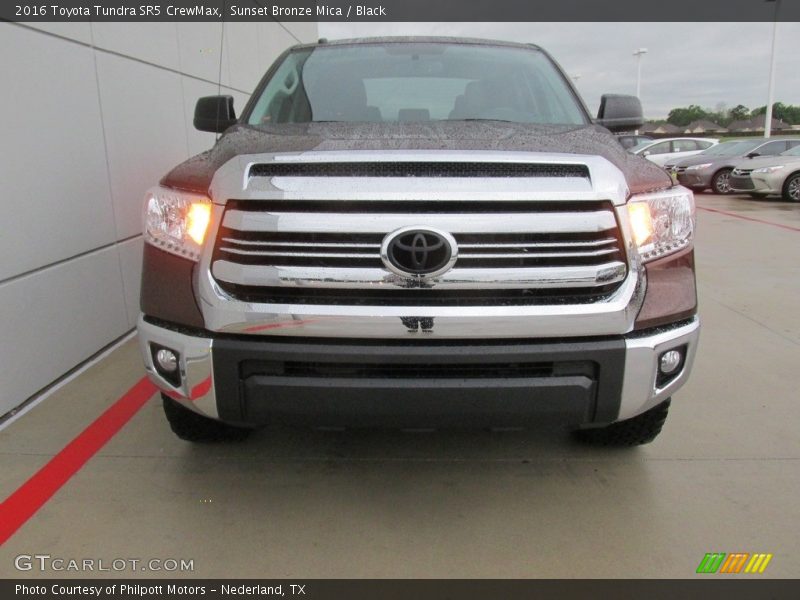 Sunset Bronze Mica / Black 2016 Toyota Tundra SR5 CrewMax