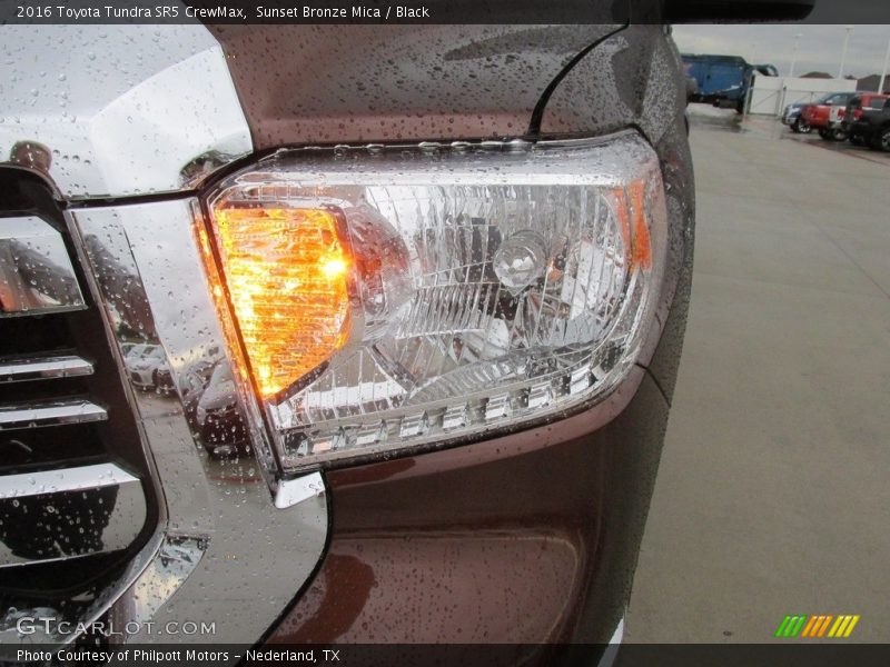 Sunset Bronze Mica / Black 2016 Toyota Tundra SR5 CrewMax