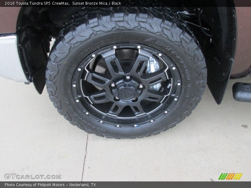 Sunset Bronze Mica / Black 2016 Toyota Tundra SR5 CrewMax