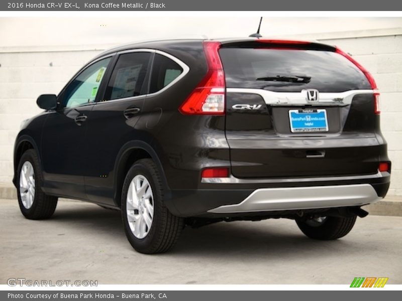 Kona Coffee Metallic / Black 2016 Honda CR-V EX-L