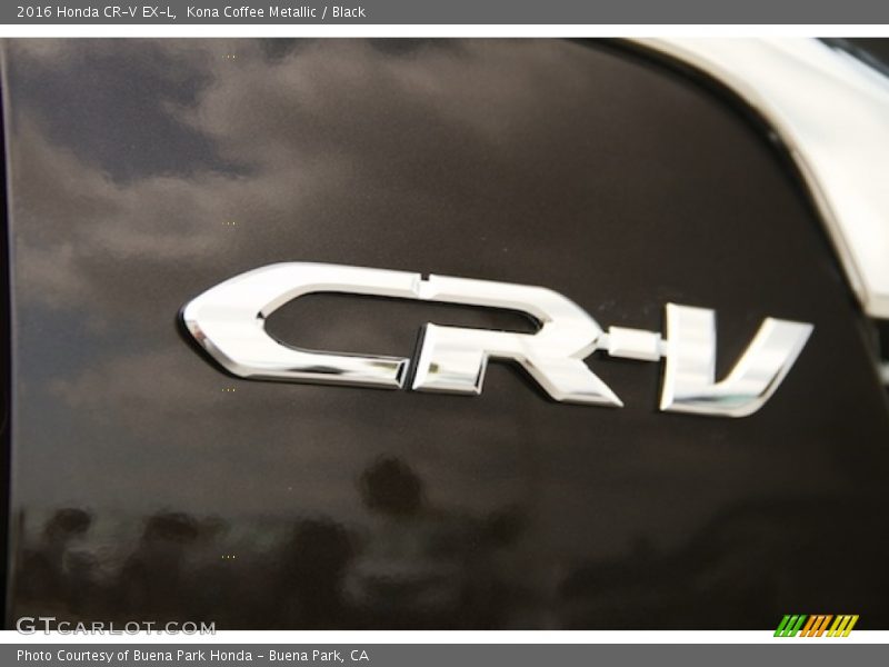 Kona Coffee Metallic / Black 2016 Honda CR-V EX-L