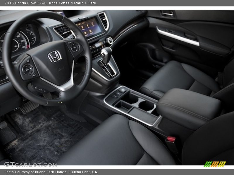 Kona Coffee Metallic / Black 2016 Honda CR-V EX-L