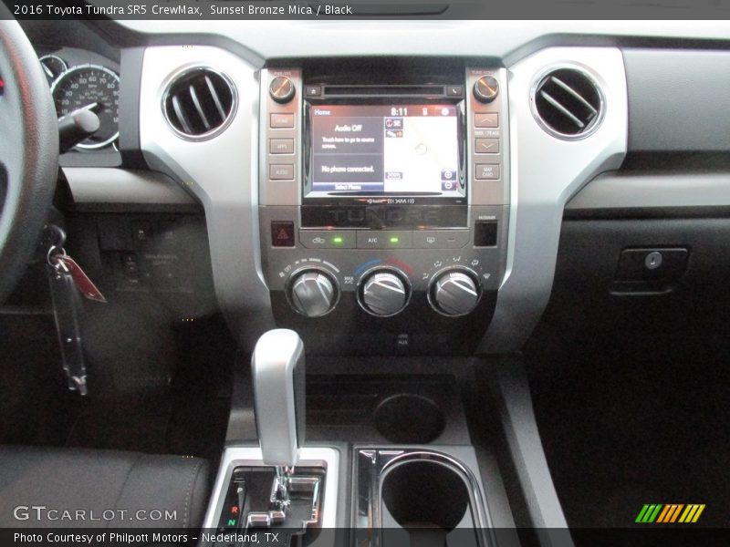 Sunset Bronze Mica / Black 2016 Toyota Tundra SR5 CrewMax