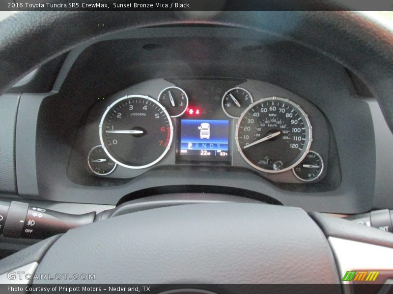 Sunset Bronze Mica / Black 2016 Toyota Tundra SR5 CrewMax