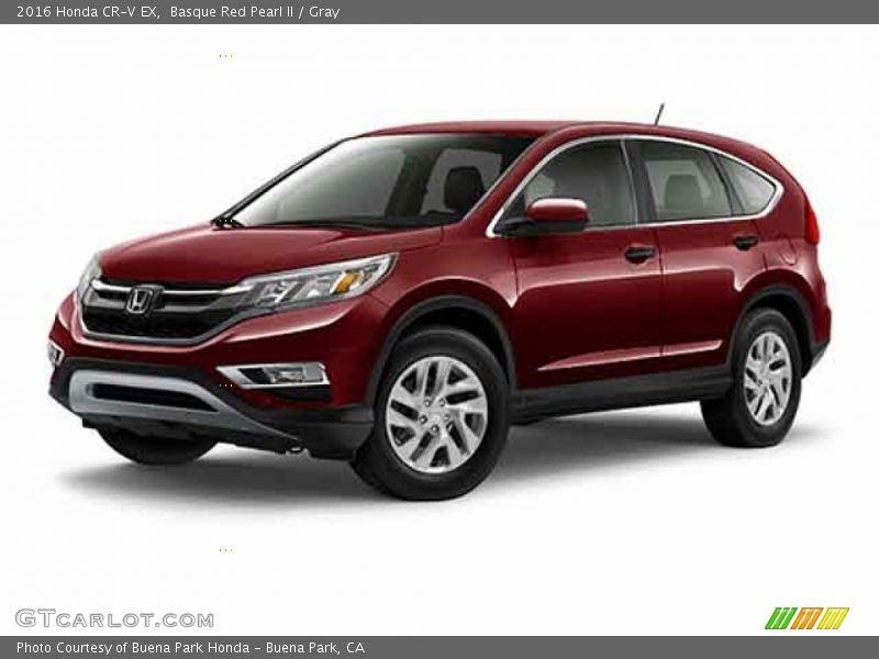 Basque Red Pearl II / Gray 2016 Honda CR-V EX