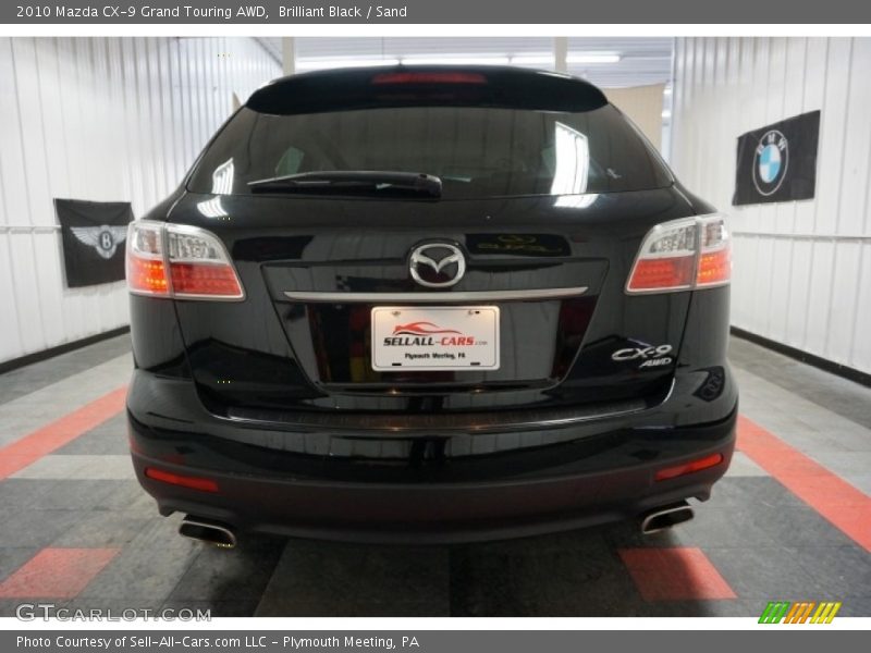 Brilliant Black / Sand 2010 Mazda CX-9 Grand Touring AWD
