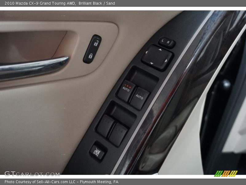 Brilliant Black / Sand 2010 Mazda CX-9 Grand Touring AWD